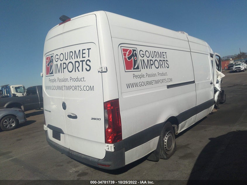 VIN WD4PF1CD0KP023411 2019 MERCEDES-BENZ SPRINTER VAN