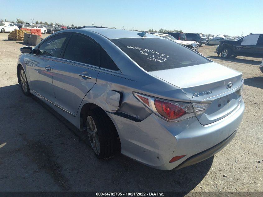 2013 HYUNDAI SONATA HYBRID LIMITED - KMHEC4A41DA091751