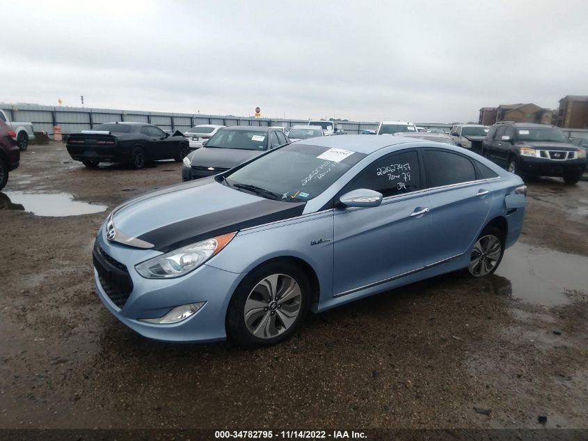 2013 HYUNDAI SONATA HYBRID LIMITED - KMHEC4A41DA091751