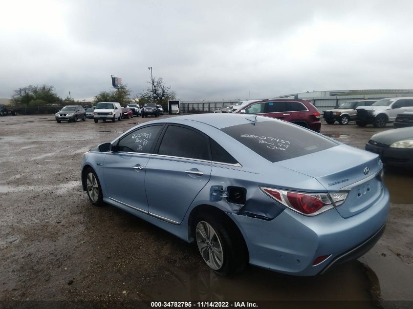 2013 HYUNDAI SONATA HYBRID LIMITED - KMHEC4A41DA091751