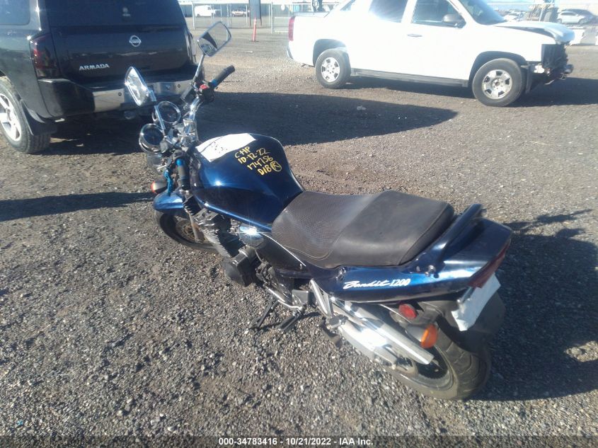 2002 SUZUKI GSF1200 S JS1GV77A322100893