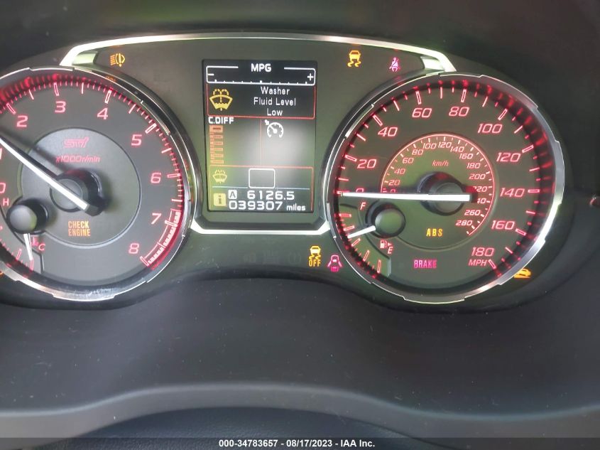 2017 SUBARU WRX STI JF1VA2M69H9813007