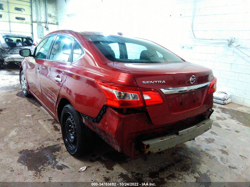 VIN 3N1AB7AP1HY314182 2017 NISSAN SENTRA SV