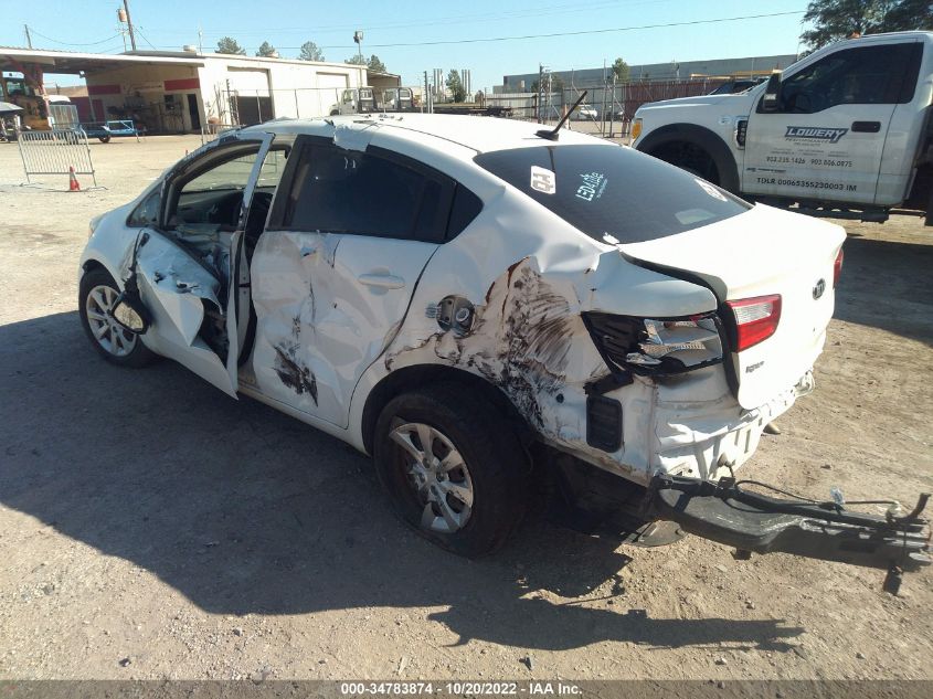 2016 KIA RIO LX KNADM4A31G6664933