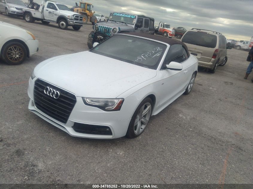2015 AUDI A5 PREMIUM PLUS WAUMFAFH8FN003854