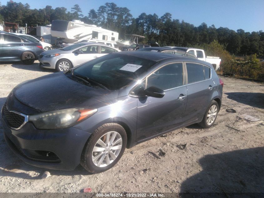 2014 KIA FORTE 5-DOOR EX KNAFX5A84E5176709