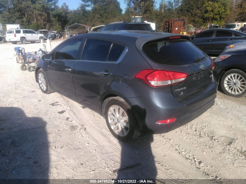 2014 KIA FORTE 5-DOOR EX KNAFX5A84E5176709