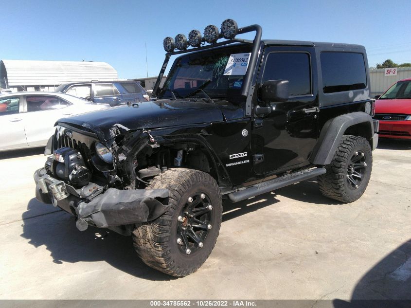 2014 JEEP WRANGLER SPORT 1C4GJWAGXEL144977