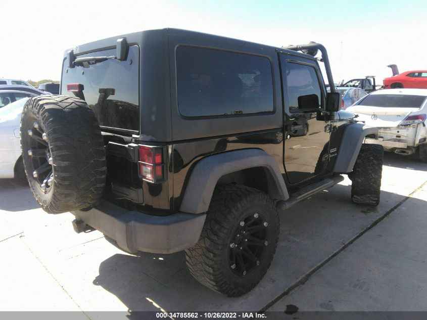 2014 JEEP WRANGLER SPORT 1C4GJWAGXEL144977