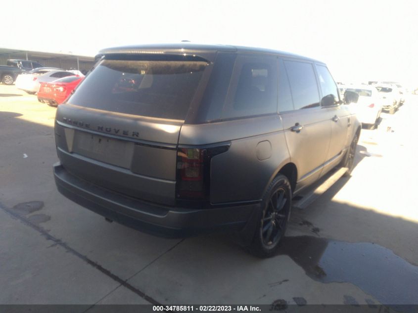 2014 LAND ROVER RANGE ROVER SUPERCHARGED SALGV3TF6EA161335