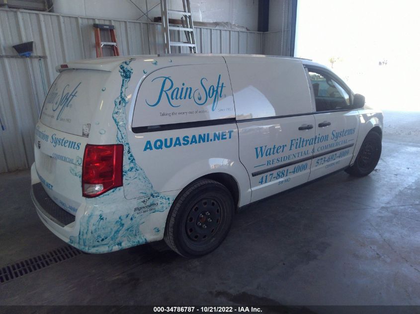 2014 RAM CARGO VAN TRADESMAN 2C4JRGAG5ER322175