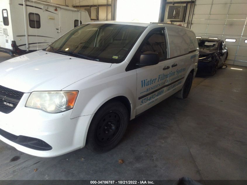 2014 RAM CARGO VAN TRADESMAN 2C4JRGAG5ER322175