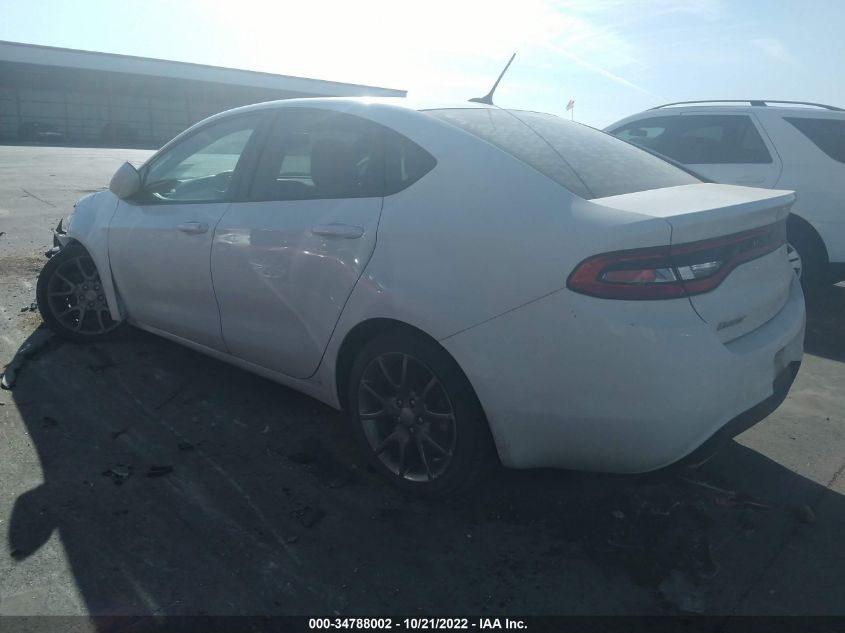 2014 DODGE DART SXT 1C3CDFBBXED831660