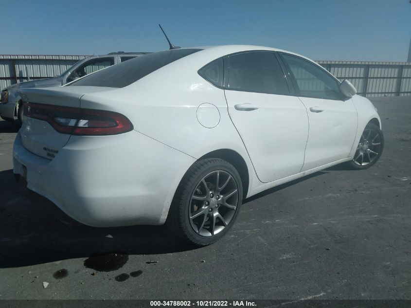 2014 DODGE DART SXT 1C3CDFBBXED831660