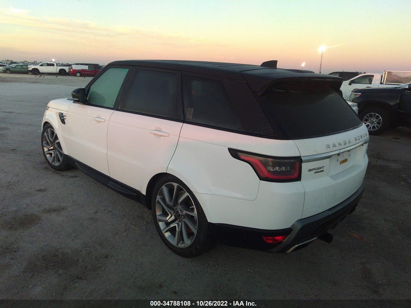 VIN SALWR2RV9KA852766 2019 LAND ROVER RANGE ROVER SPORT HSE