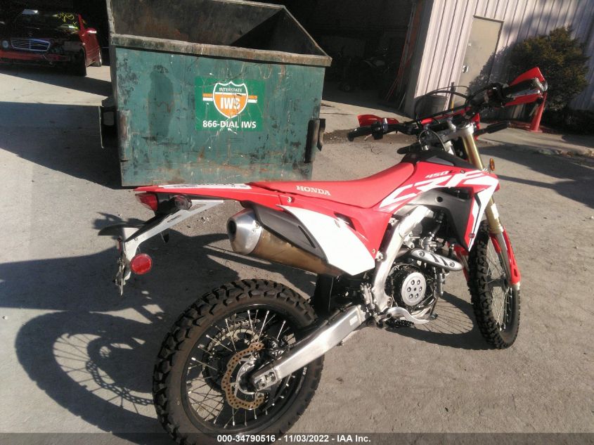 2019 HONDA CRF450 L JH2PD1110KK003060