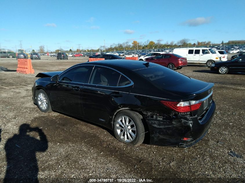 2013 LEXUS ES 300H HYBRID JTHBW1GG0D2006812