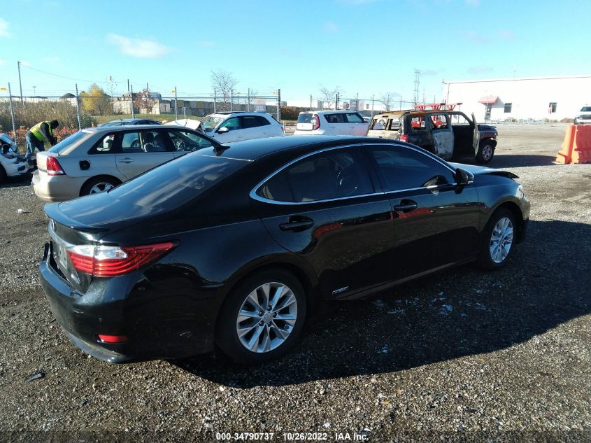 2013 LEXUS ES 300H HYBRID JTHBW1GG0D2006812