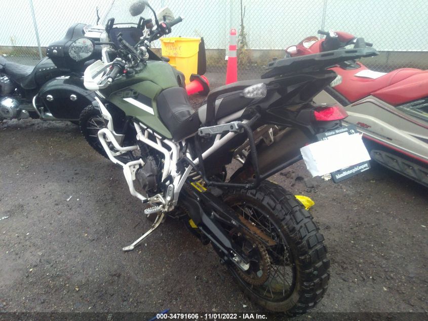 2022 TRIUMPH MOTORCYCLE TIGER 900 RALLY PRO SMTE67DF8NTAY0668