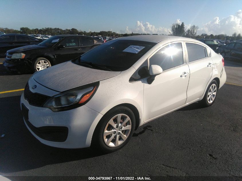 2014 KIA RIO LX KNADM4A3XE6324872