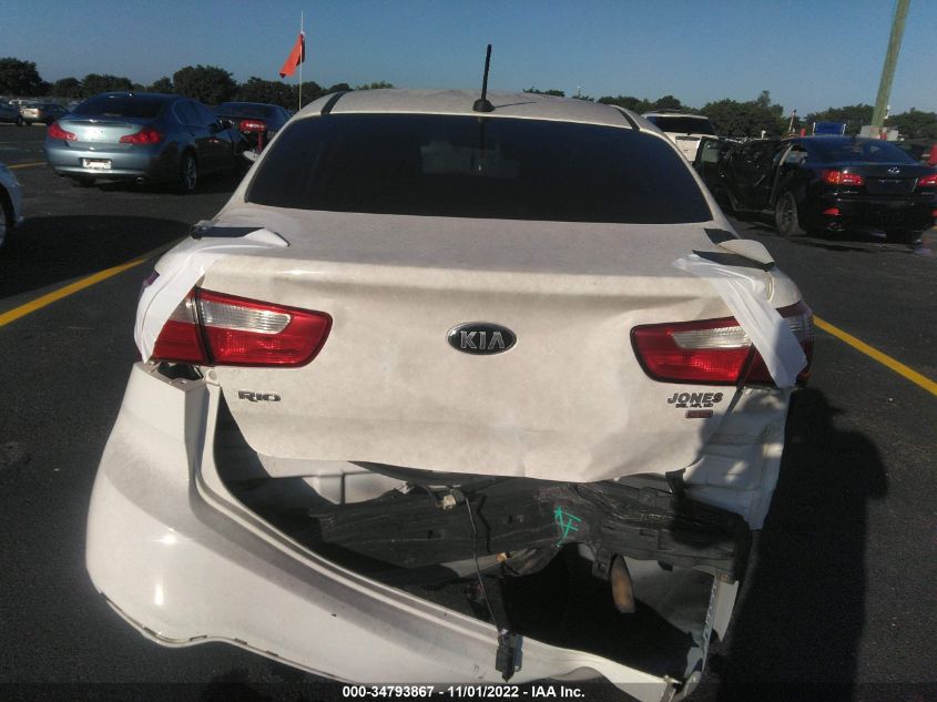 2014 KIA RIO LX KNADM4A3XE6324872