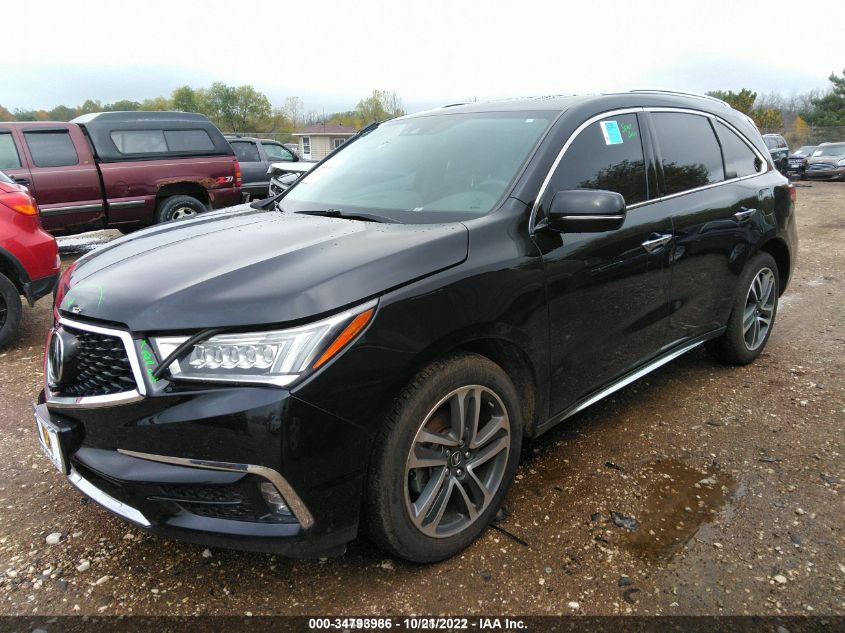 2017 ACURA MDX W/ADVANCE PACKAGE 5FRYD4H81HB037157