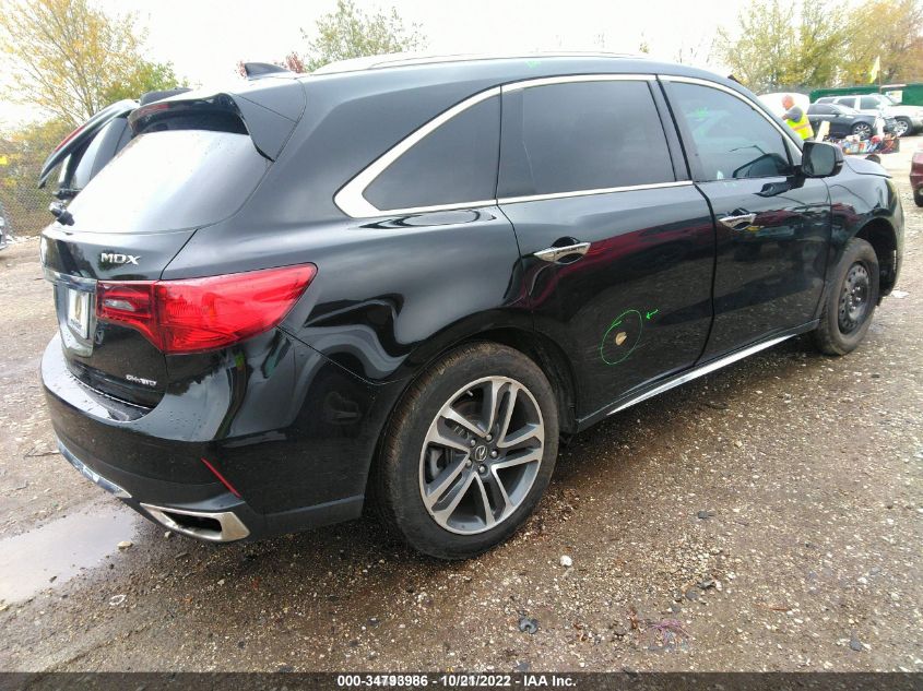 2017 ACURA MDX W/ADVANCE PACKAGE 5FRYD4H81HB037157