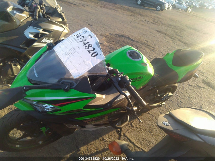 VIN JKAEXKG10NDAG9856 2022 KAWASAKI EX400