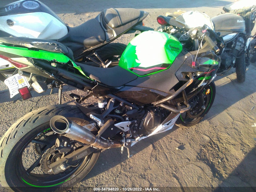 VIN JKAEXKG10NDAG9856 2022 KAWASAKI EX400