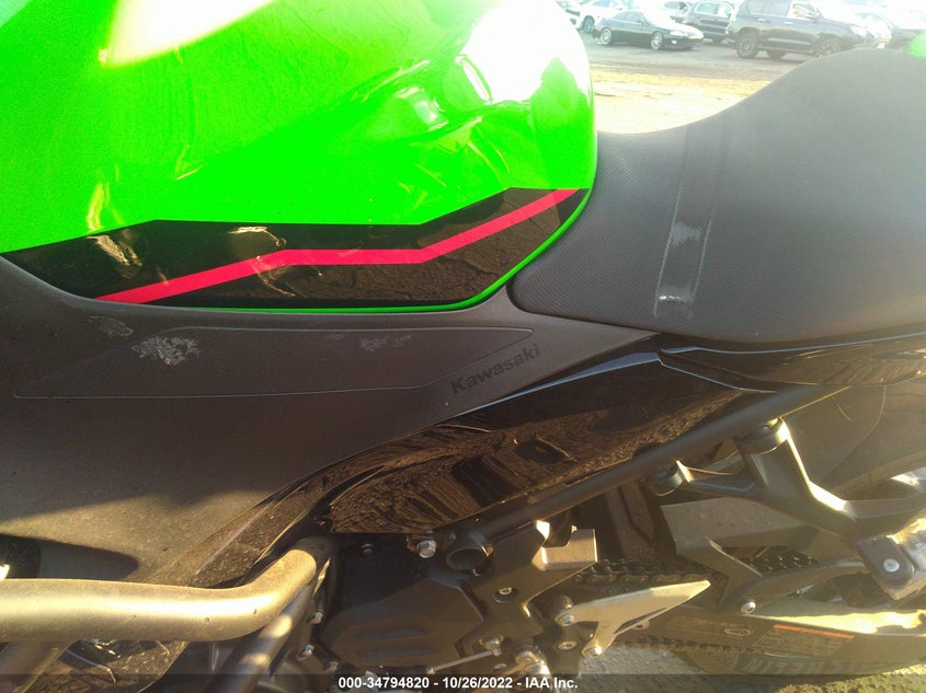 VIN JKAEXKG10NDAG9856 2022 KAWASAKI EX400