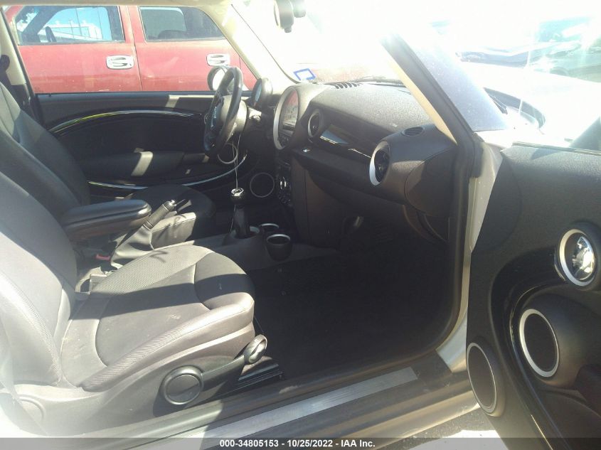2013 MINI COOPER HARDTOP WMWSU3C50DT374776