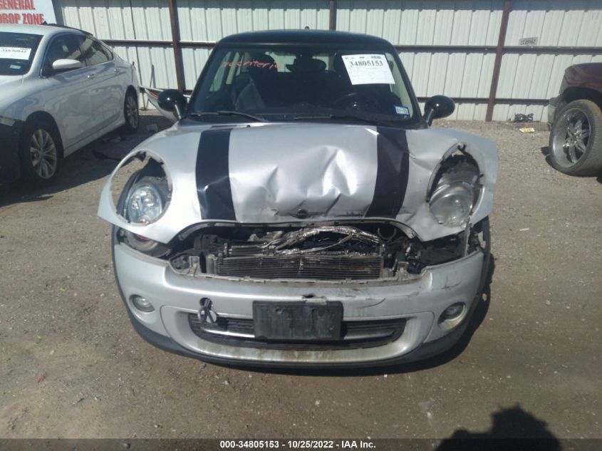 2013 MINI COOPER HARDTOP WMWSU3C50DT374776