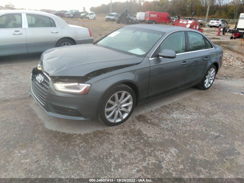 2013 AUDI A4 PREMIUM PLUS WAUFFAFL5DN013607