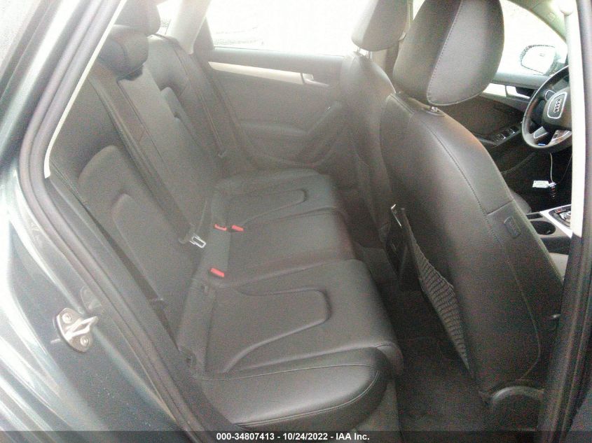 2013 AUDI A4 PREMIUM PLUS WAUFFAFL5DN013607