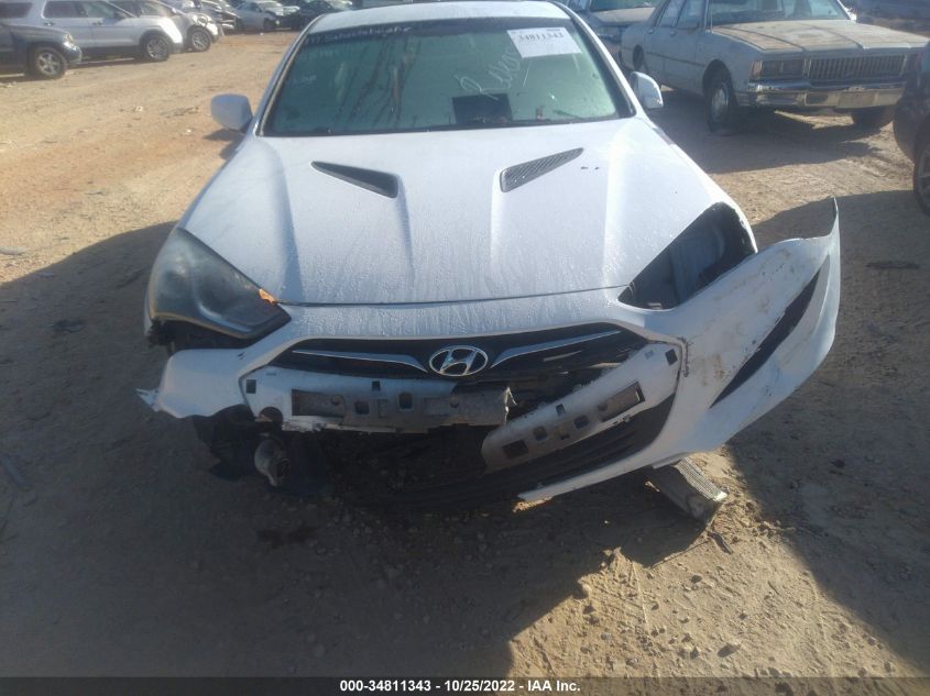 2013 HYUNDAI GENESIS COUPE 2.0T R-SPEC KMHHT6KDXDU110674