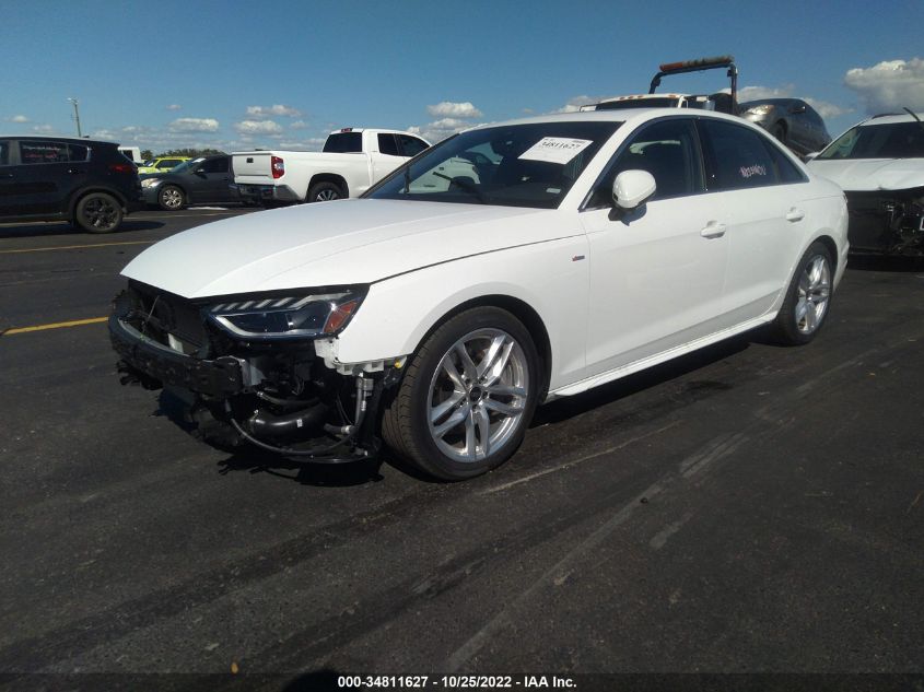 2023 AUDI A4 SEDAN S LINE PREMIUM PLUS WAUEAAF45PN001545