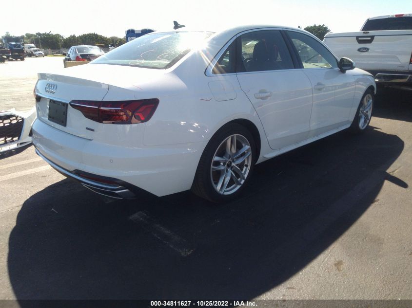 2023 AUDI A4 SEDAN S LINE PREMIUM PLUS WAUEAAF45PN001545