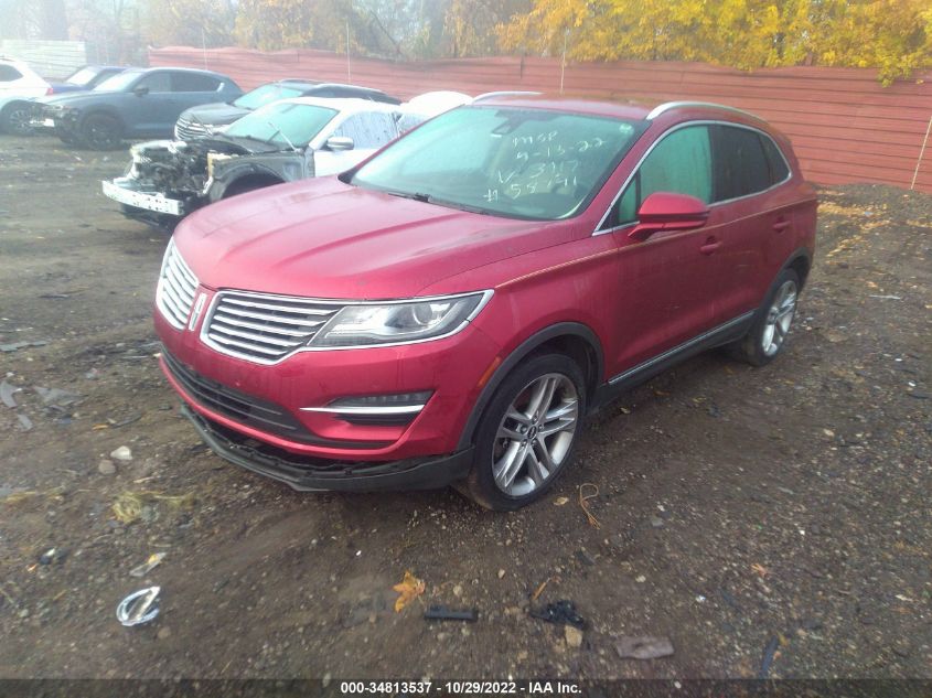 2015 LINCOLN MKC 5LMTJ2AH2FUJ23917