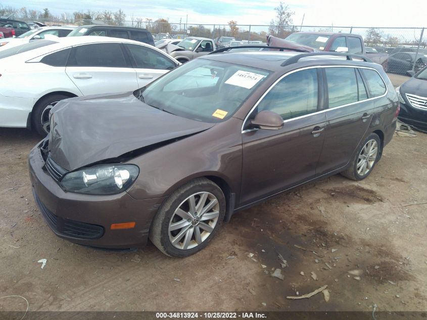 2013 VOLKSWAGEN JETTA SPORTWAGEN TDI W/SUNROOF & NAV 3VWPL7AJ8DM675780