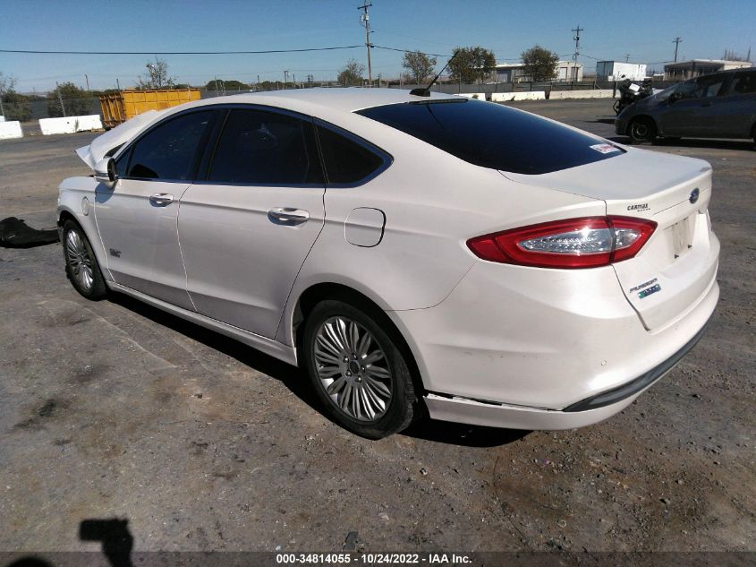 2015 FORD FUSION ENERGI SE LUXURY 3FA6P0PU6FR253448