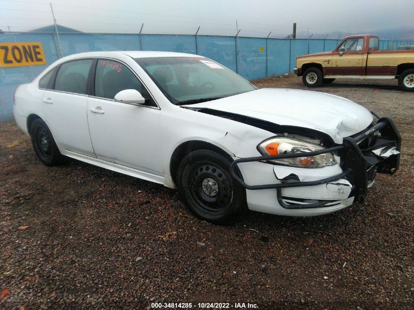 2013 CHEVROLET IMPALA POLICE 2G1WD5E34D1182531