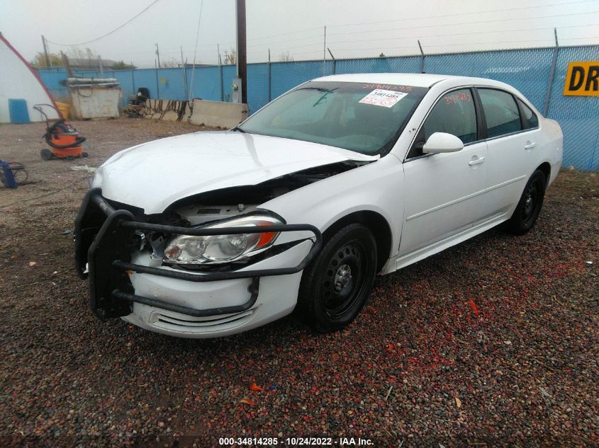 2013 CHEVROLET IMPALA POLICE 2G1WD5E34D1182531