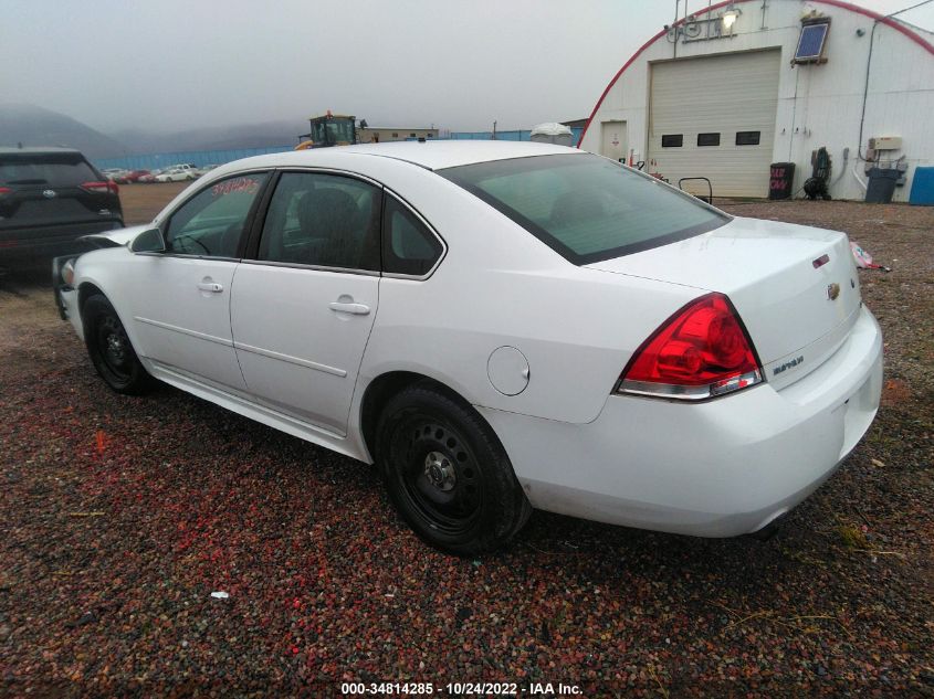 2013 CHEVROLET IMPALA POLICE 2G1WD5E34D1182531