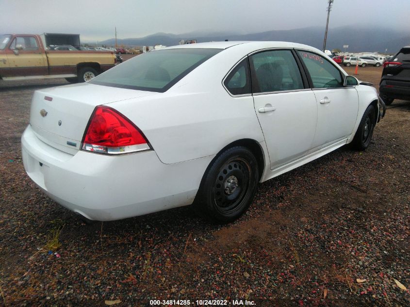 2013 CHEVROLET IMPALA POLICE 2G1WD5E34D1182531