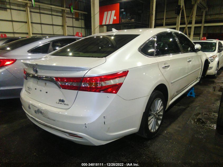 2014 TOYOTA AVALON HYBRID LIMITED/XLE TOURING 001BD1EB0EU020287