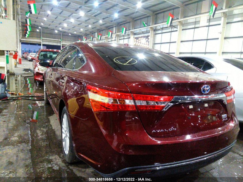 2013 TOYOTA AVALON HYBRID XLE PREMIUM 001BD1EB8DU014560