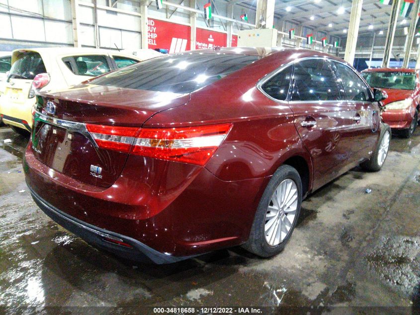 2013 TOYOTA AVALON HYBRID XLE PREMIUM 001BD1EB8DU014560