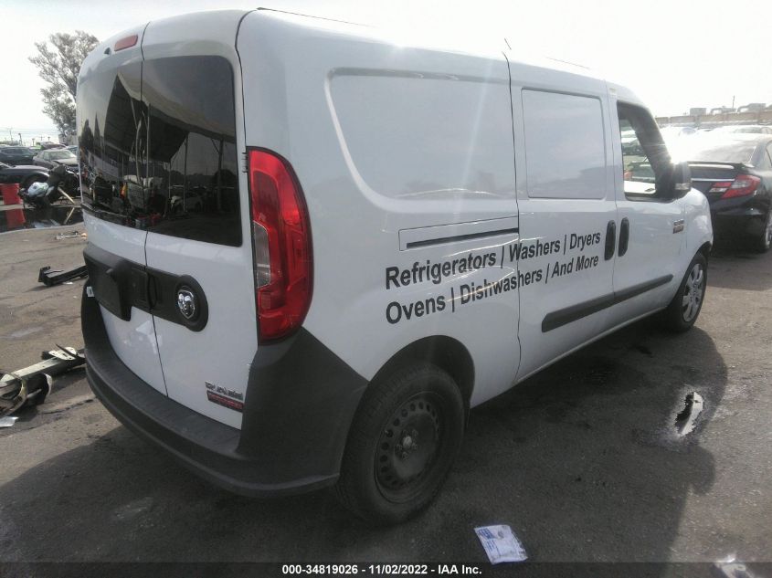 2015 RAM PROMASTER CITY CARGO VAN TRADESMAN ZFBERFAT0F6951329