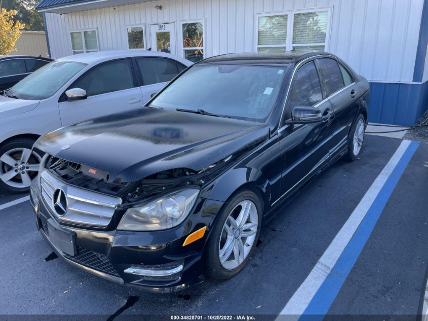 2013 MERCEDES-BENZ C WDDGF8AB8DR241548