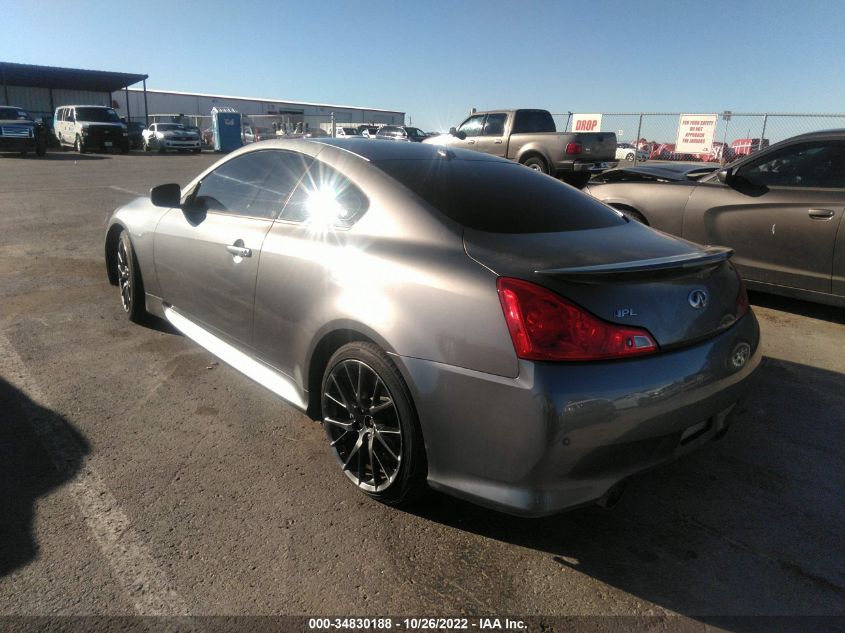 2013 INFINITI G37 COUPE IPL JN1CV6EK8DM922884